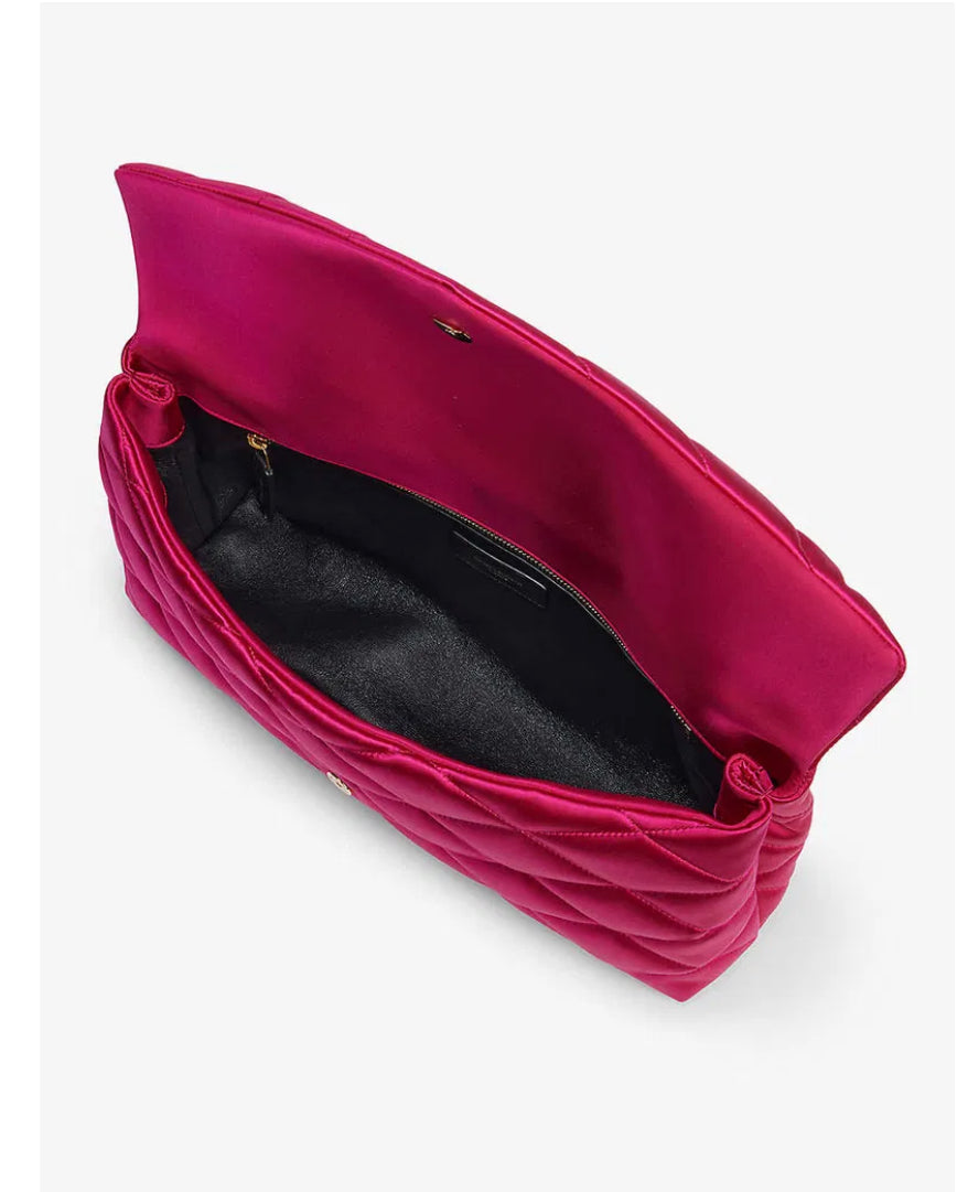 Sade satin clutch bag