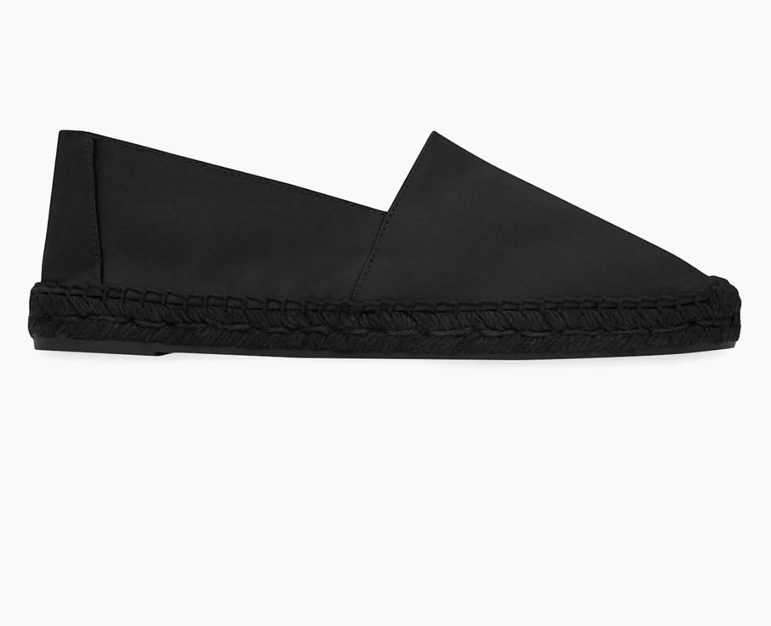 Saint Laurent
Cassandre Embroidered Espadrilles in Satin Crepe size~6.5 women’s