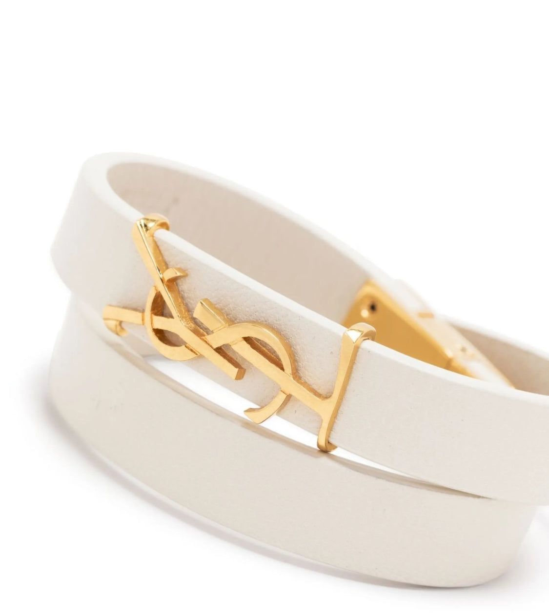 Saint Laurent Logo Plaque Bracelet