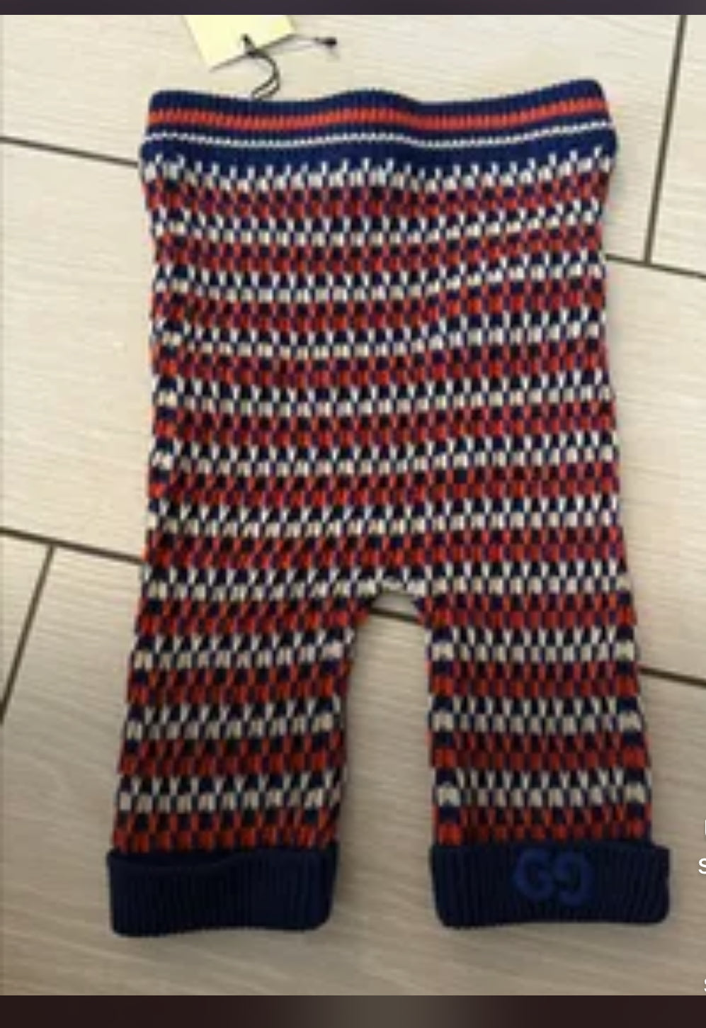 Brand new Gucci kids pants size 2 knitted