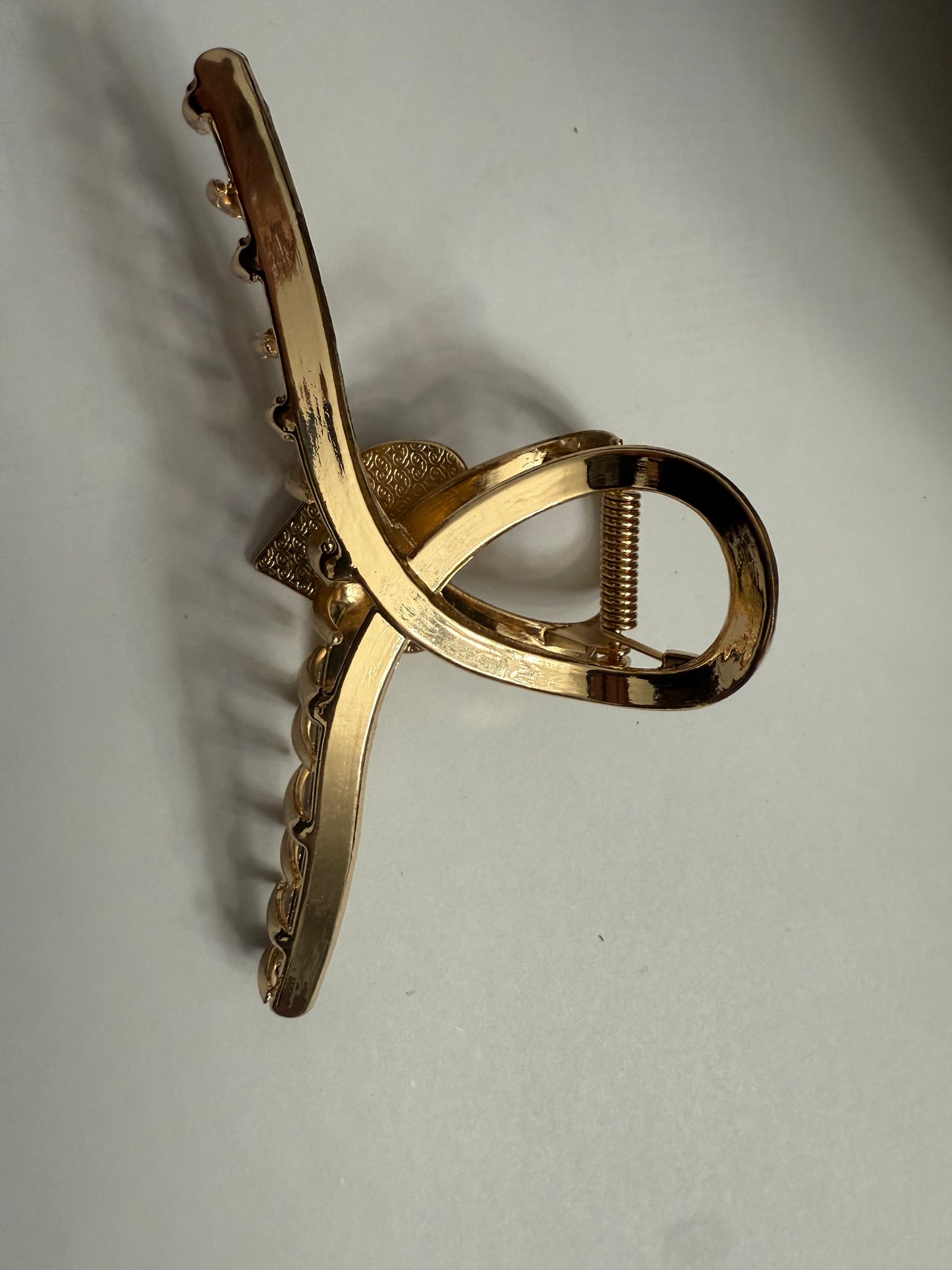 Upcycled Louis Vuitton hair claw
