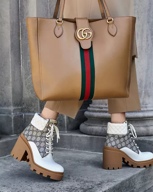 Gucci
Women's GG Platform High Block Heel Ankle Boots size 6