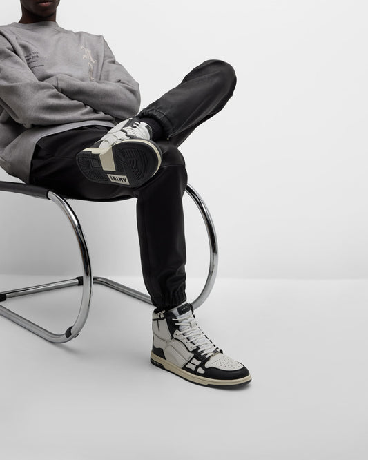 Amiri
Men's Skel-Top Hi Leather Bones High-Top Sneakers size 9