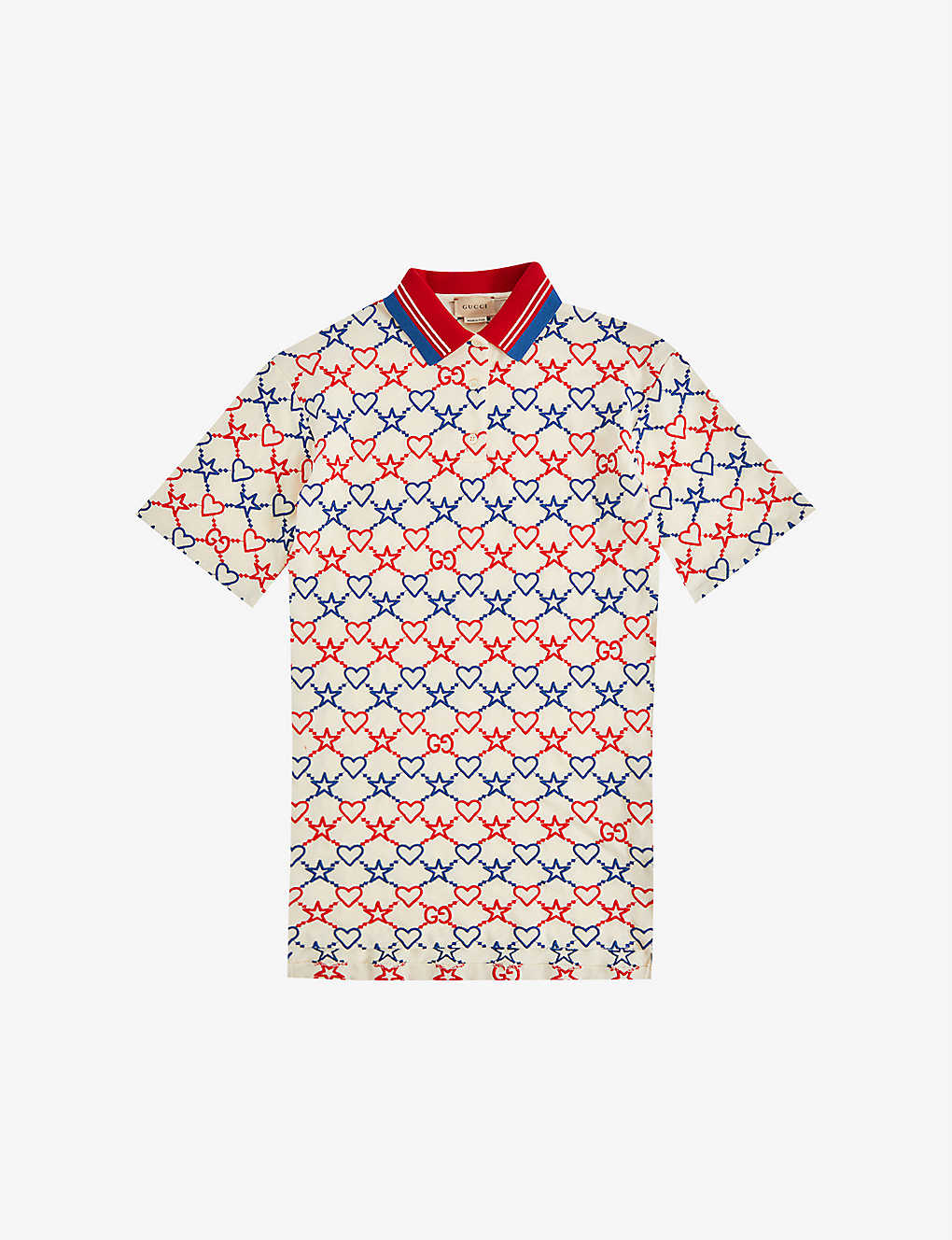 GUCCI
Kids Logo Embroidered Polo in Cotton~ Size 8