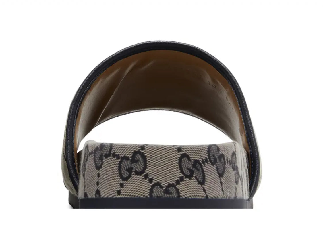 Gucci GG Slide Sandal 'Beige Blue Monogram' size~ us 10