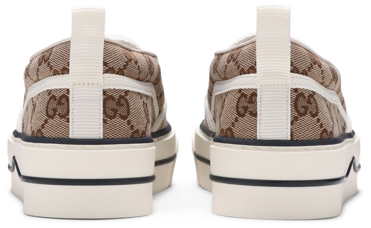 Gucci Wmns Tennis 1977 Slip-On 'Beige ebony size~ us 9