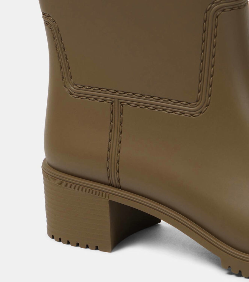 Gucci Double G rubber rain boots size~us 11