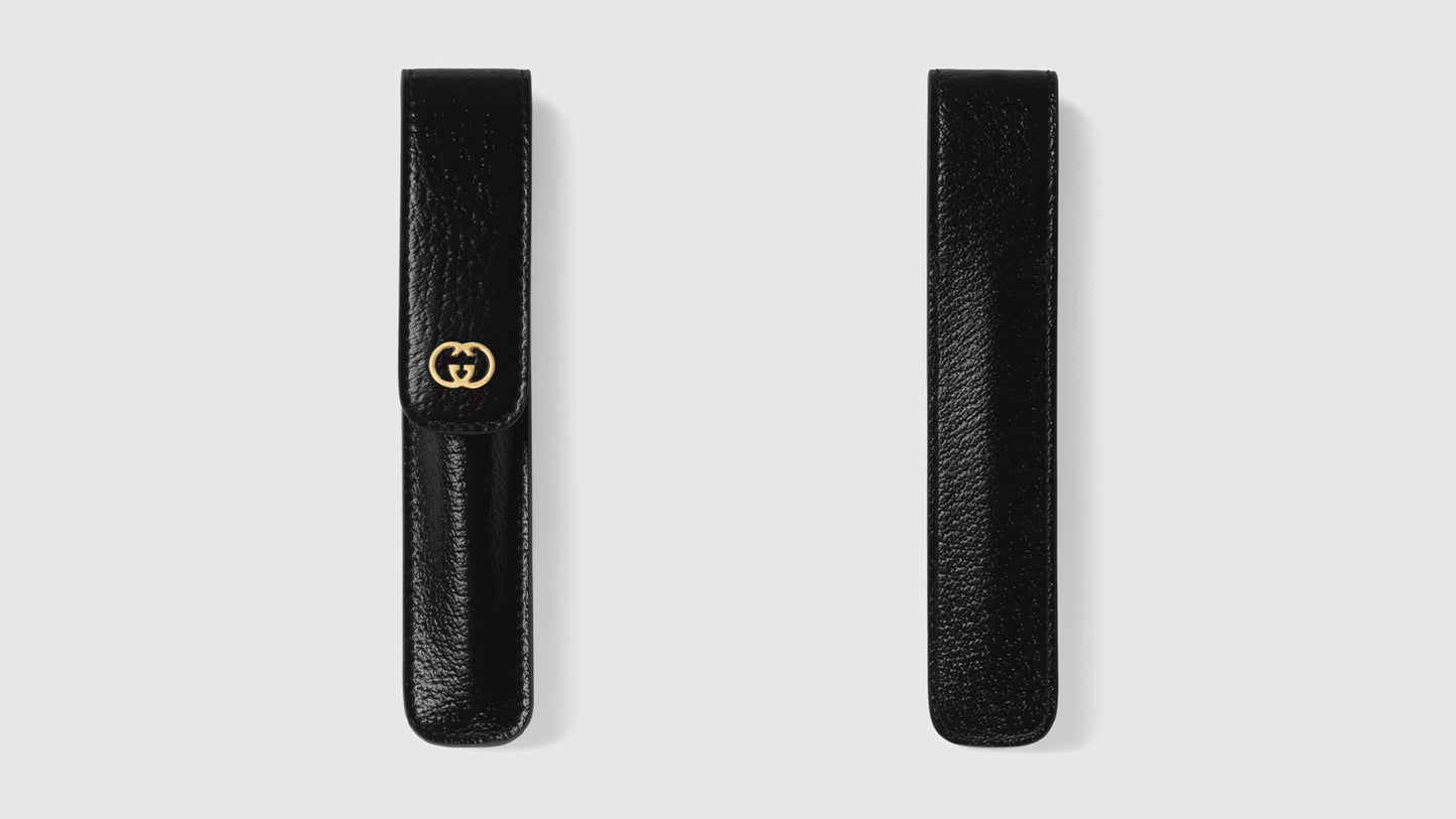 GUCCI PEN WITH INTERLOCKING G CASE