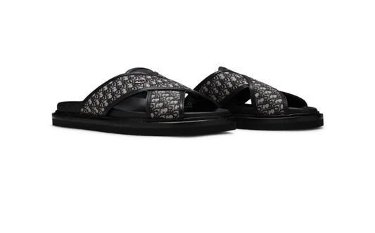 Dior Aqua Sandal 'Dior Oblique - Beige Black'