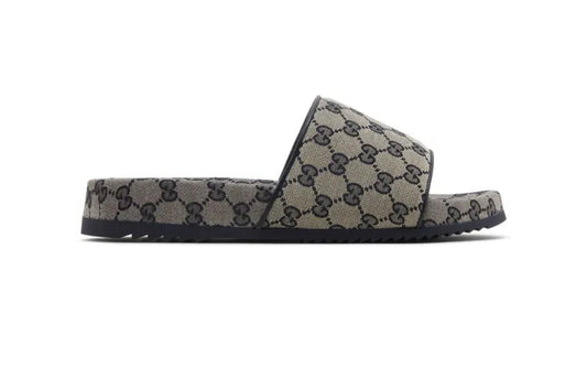 Gucci GG Slide Sandal 'Beige Blue Monogram' size~ us 10