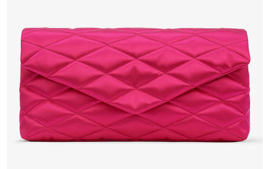Sade satin clutch bag