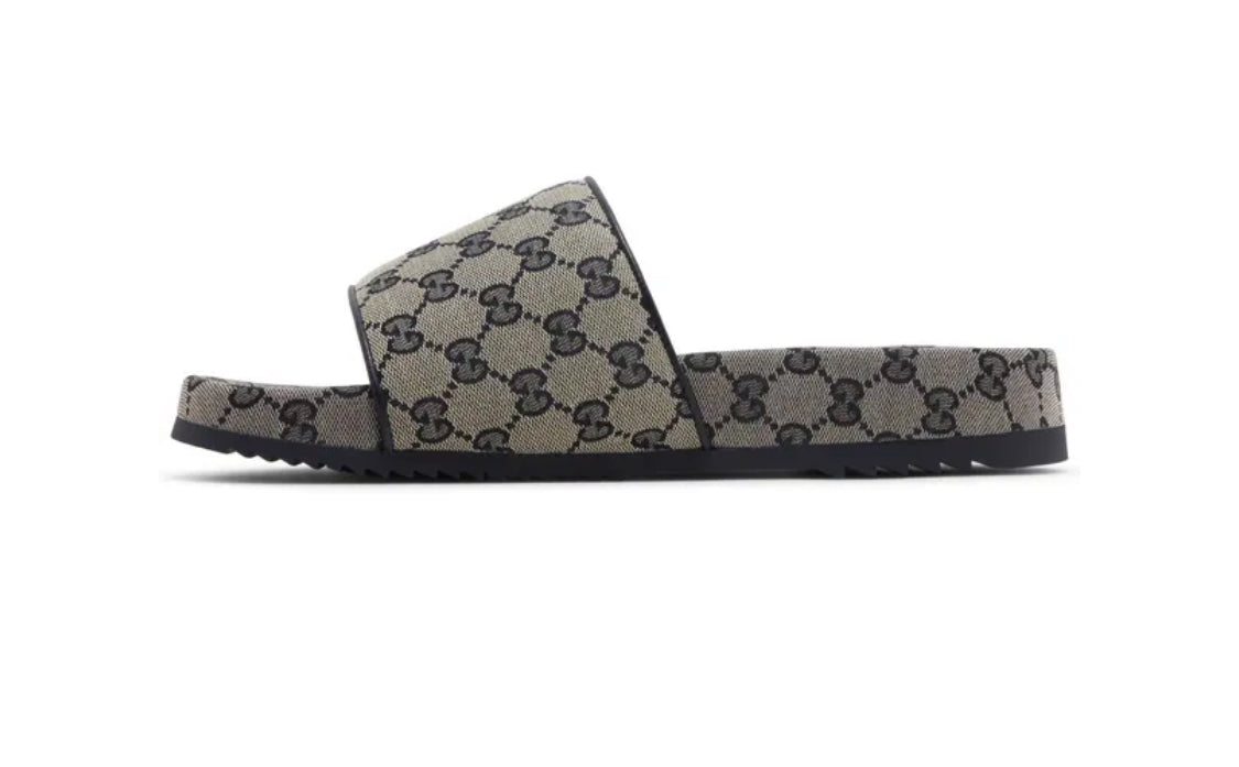 Gucci GG Slide Sandal 'Beige Blue Monogram' size~ us 10