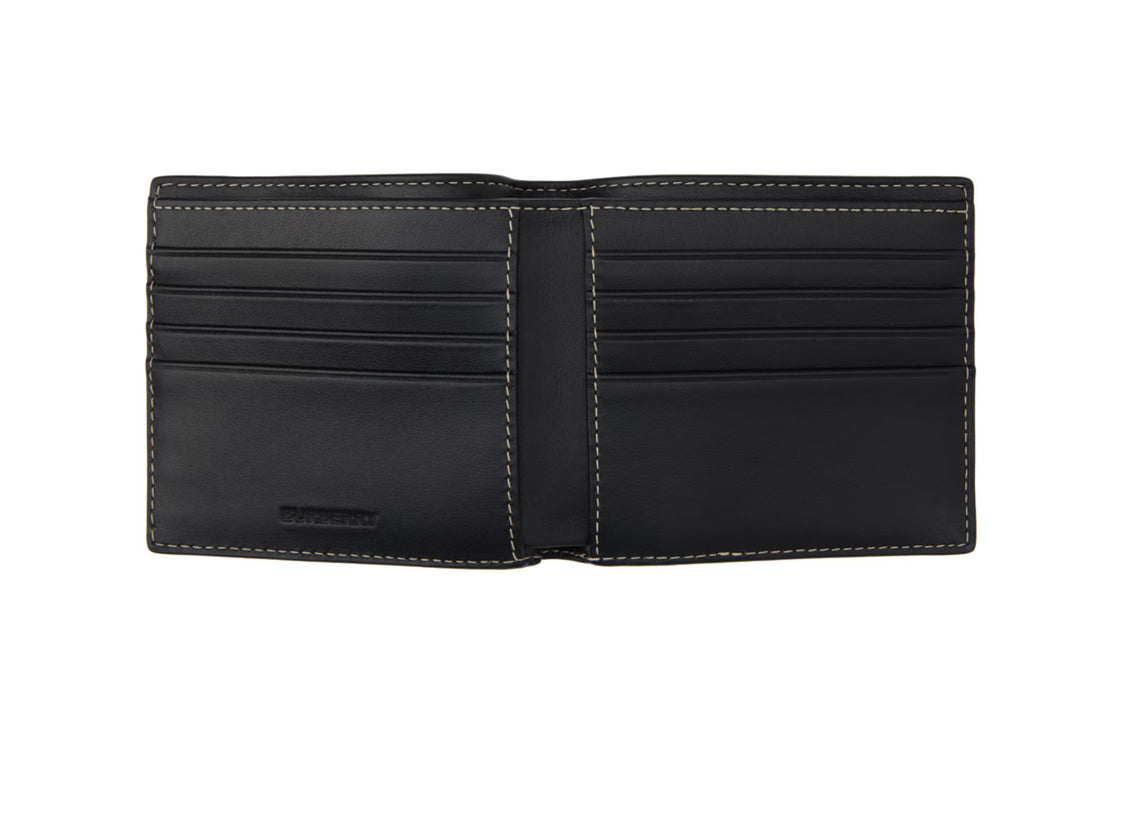 Burberry brown check wallet