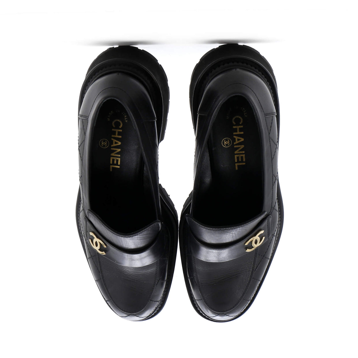 Chanel
Women's CC Loafers Quilted Leather size~us 10