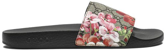 Gucci Wmns GG Supreme Slide 'Blooms' size~5