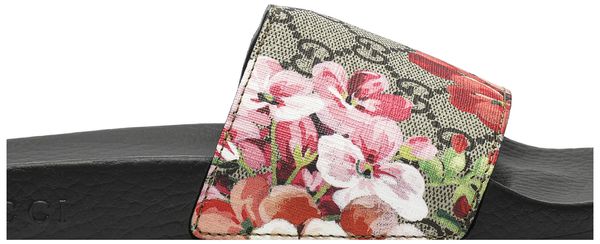 Gucci Wmns GG Supreme Slide 'Blooms' size~5