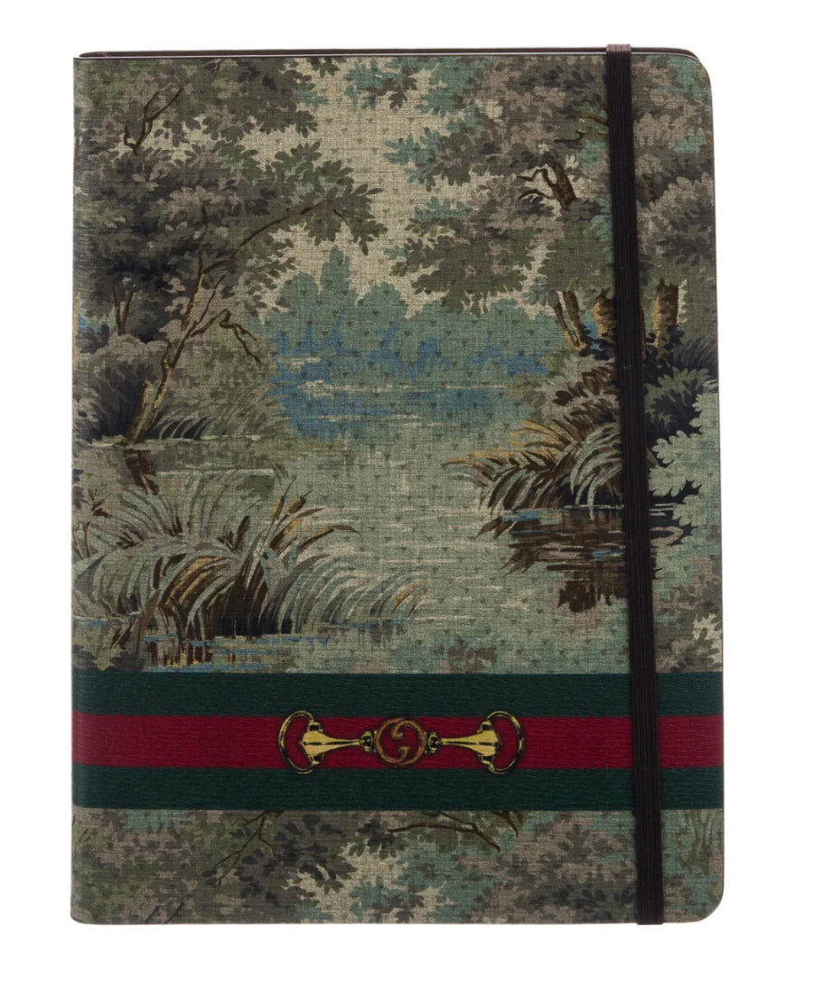 Gucci Large Radura Print Notebook