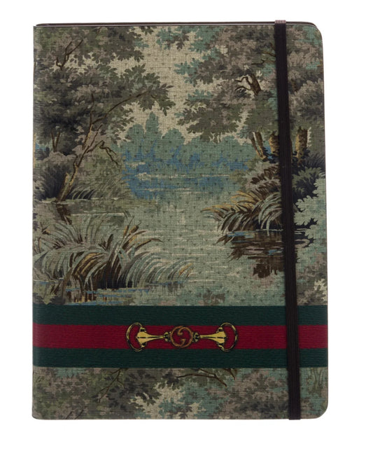 Gucci Large Radura Print Notebook
