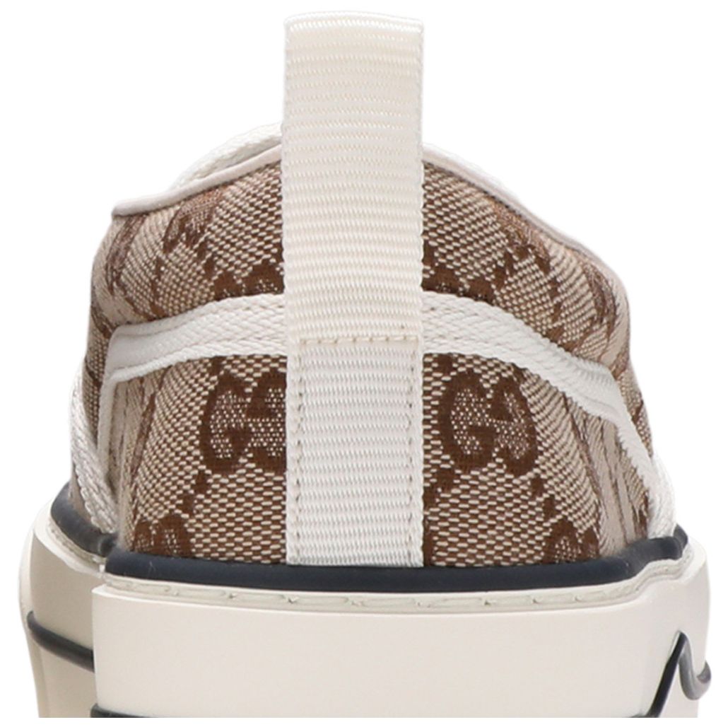 Gucci Wmns Tennis 1977 Slip-On 'Beige ebony size~ us 9