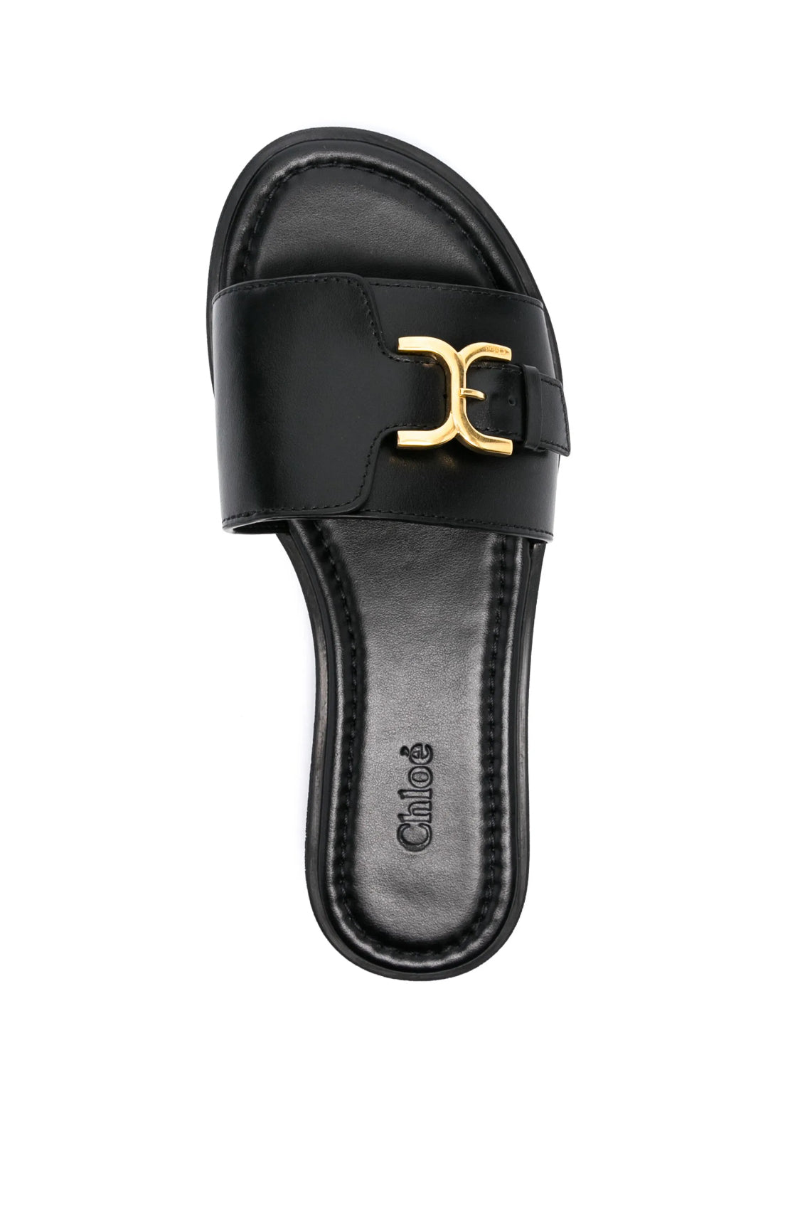 Clhoé Marcie leather slides size~6