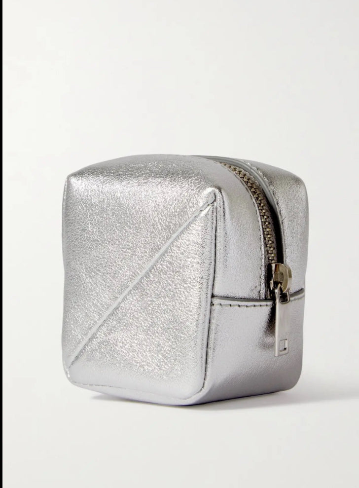 Saint Laurent
Jamie Cube Charm Leather Zip Pouch