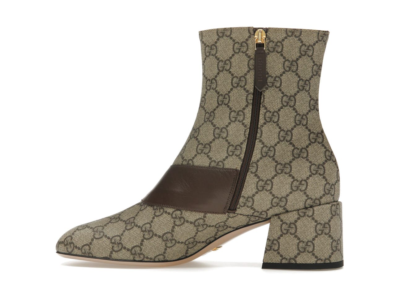 Gucci Wmns Blondie Ankle Boot 'GG Canvas - Beige' size~7