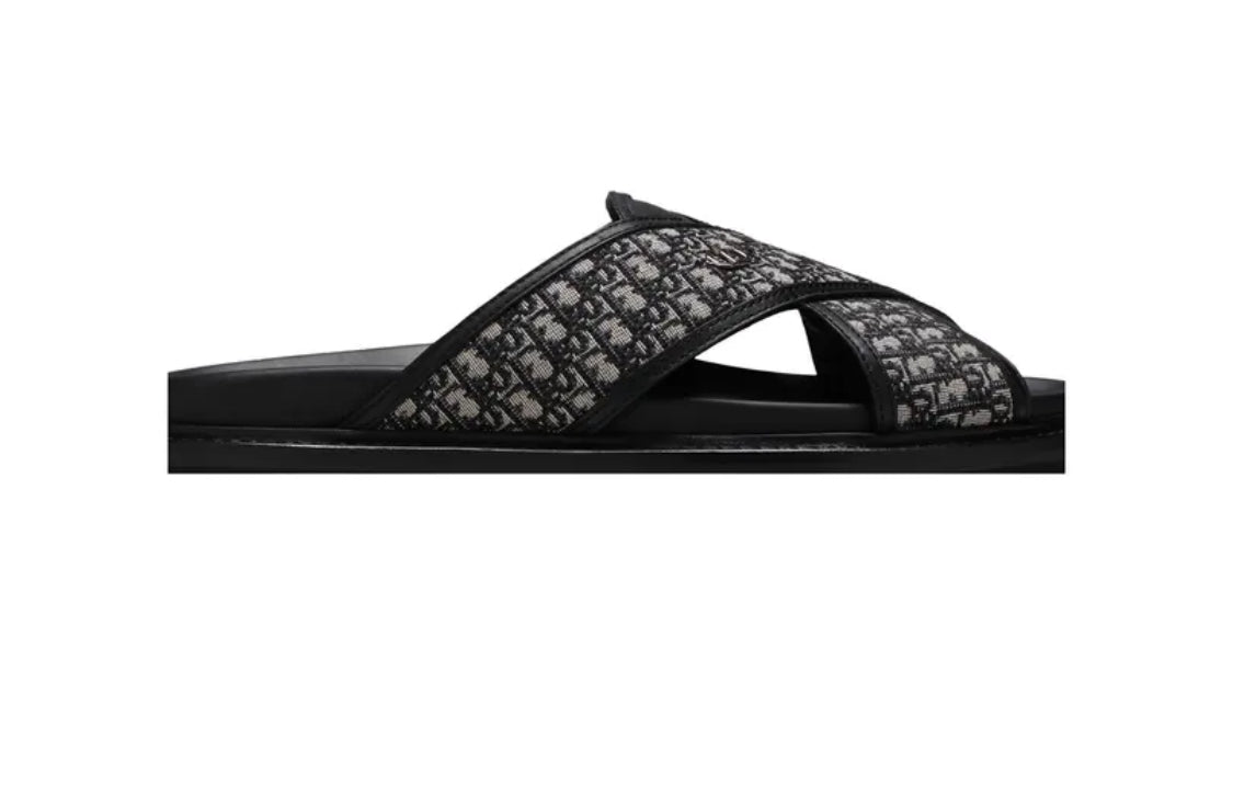 Dior Aqua Sandal 'Dior Oblique - Beige Black'