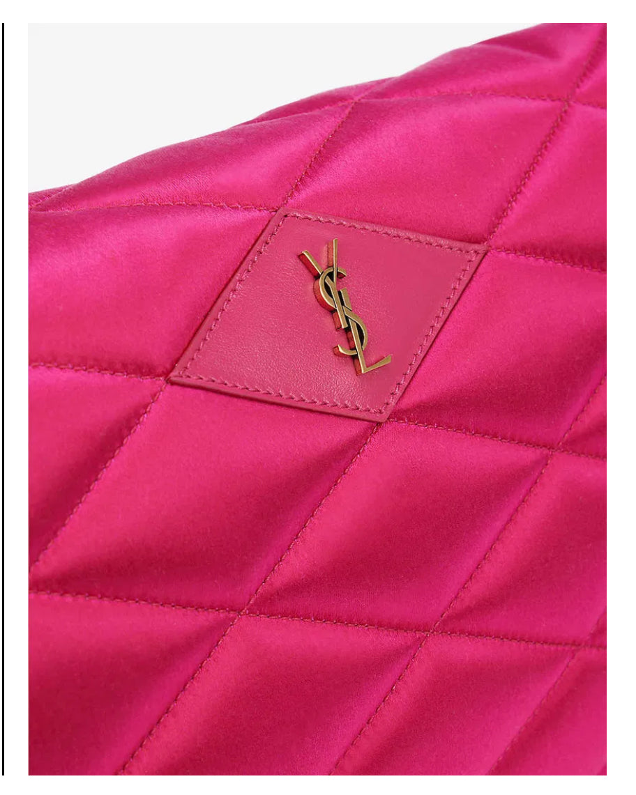 Sade satin clutch bag