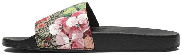 Gucci Wmns GG Supreme Slide 'Blooms' size~5