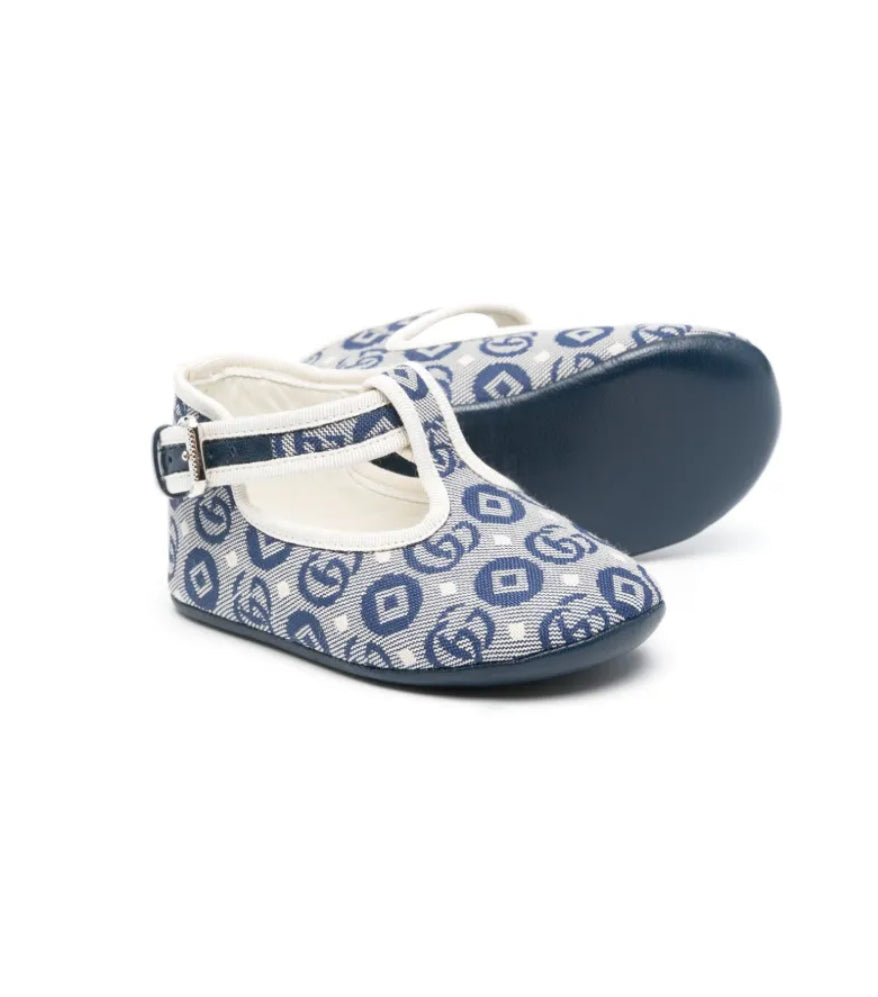 Gucci Kids
Double G canvas crib shoes 6-12 months size~19