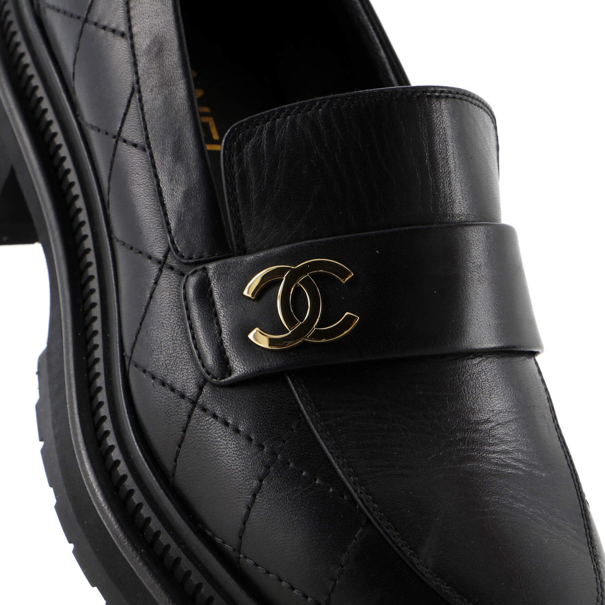 Chanel
Women's CC Loafers Quilted Leather size~us 10