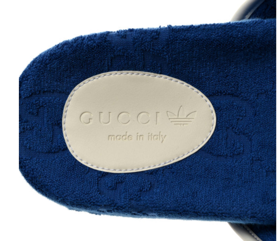 GUCCI 
X ADIDAS Terry Cloth GG
