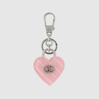 Gucci Interlocking G heart-shaped keychain