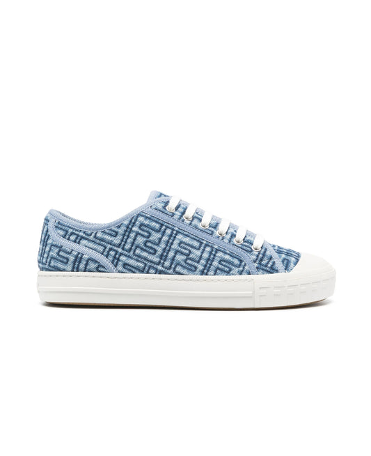Women’s Fendi Domino Denim Sneakers Size 9.5