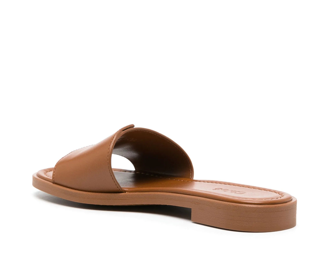Chloe These Marcie sandals Leather Slides ~ Size 40