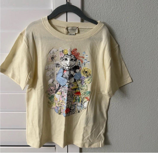 Brand new Gucci Cream Short Sleeve Tee kids size 5