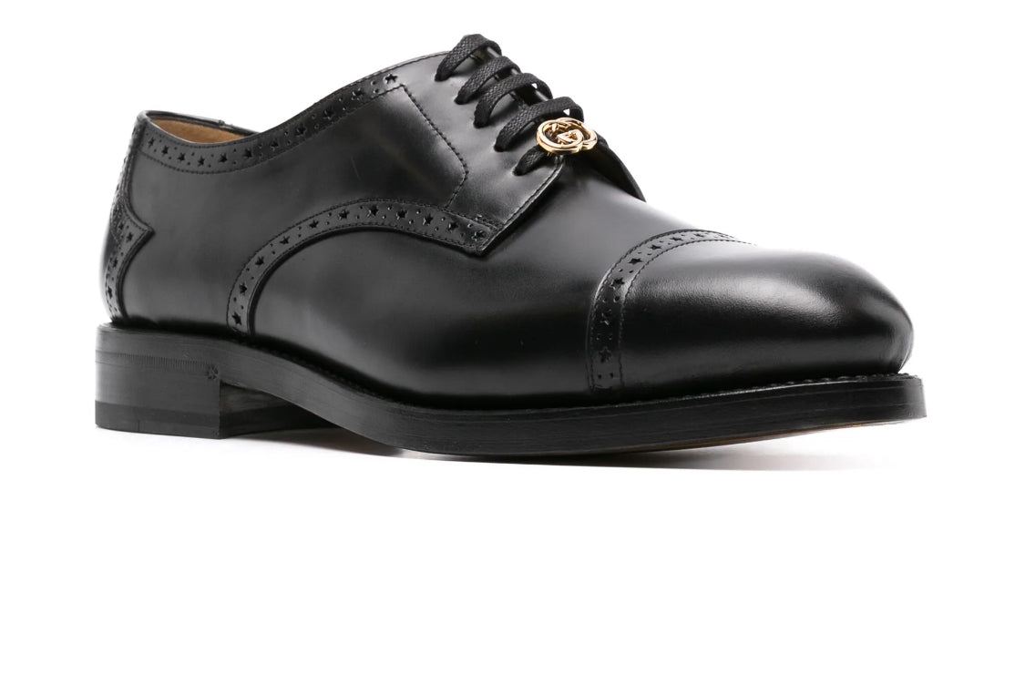 Gucci
Men's Brogue Cap Toe Oxfords ~ Size 10