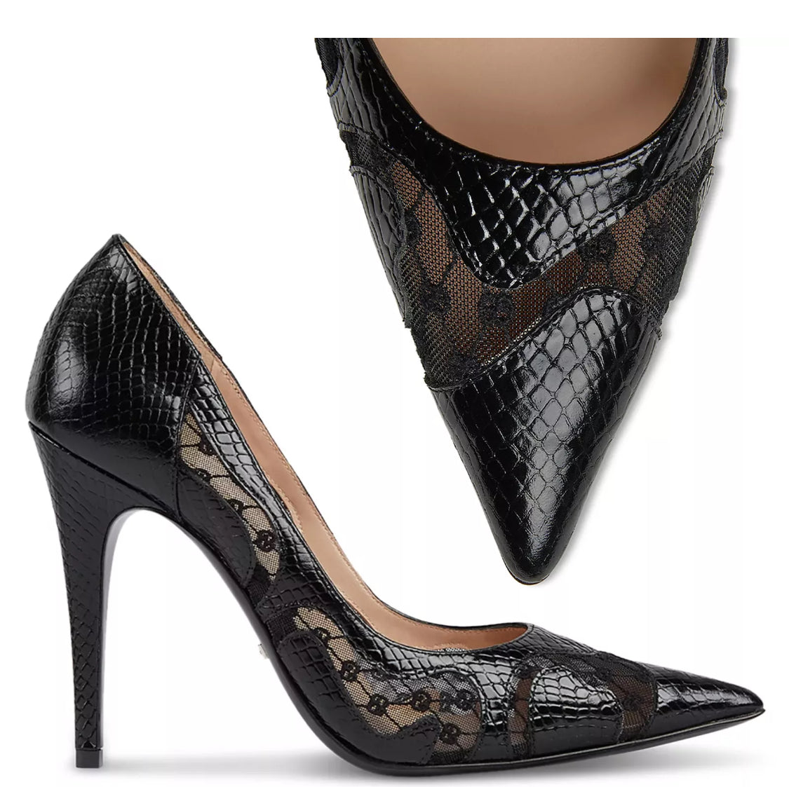 Gucci
Women's Snake Embossed Pointed Toe Pumps size 10