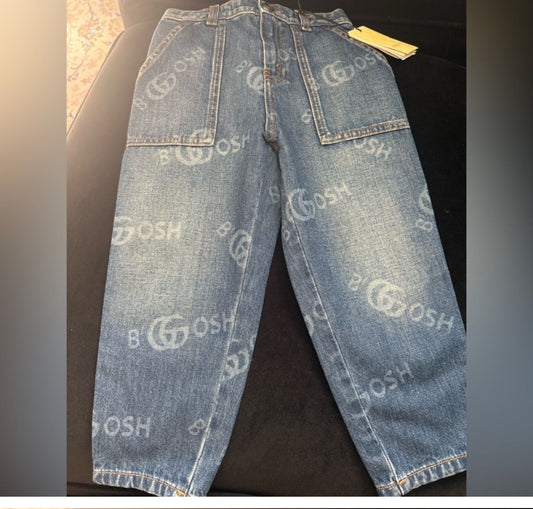 Brand new Gucci kids Denim jeans size 3 Gucci Oshkosh collab