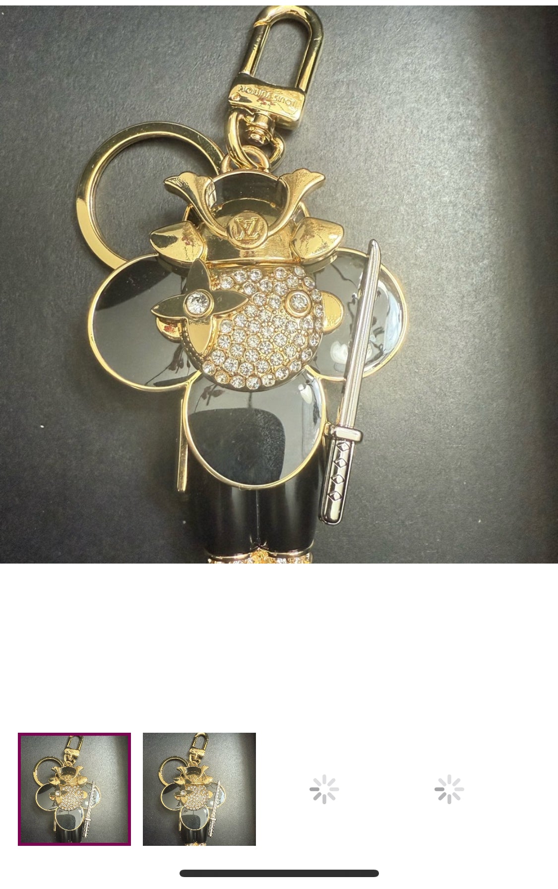 Bundle of 4 2 brooch 2 vivi bag charm