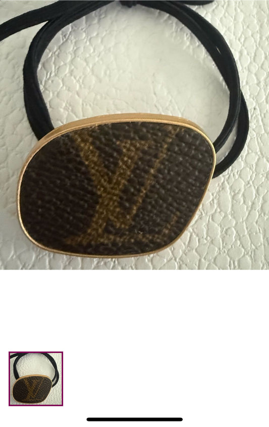 Upcycled Louis Vuitton hairband