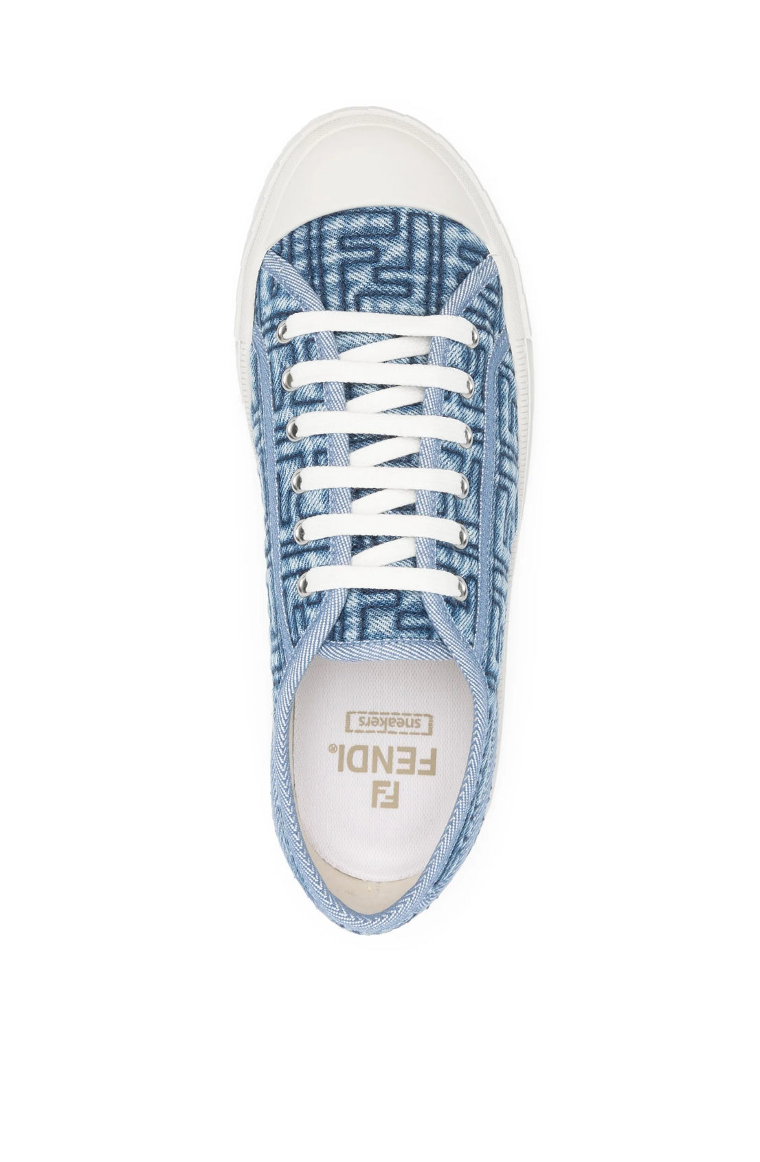 Women’s Fendi Domino Denim Sneakers Size 9.5