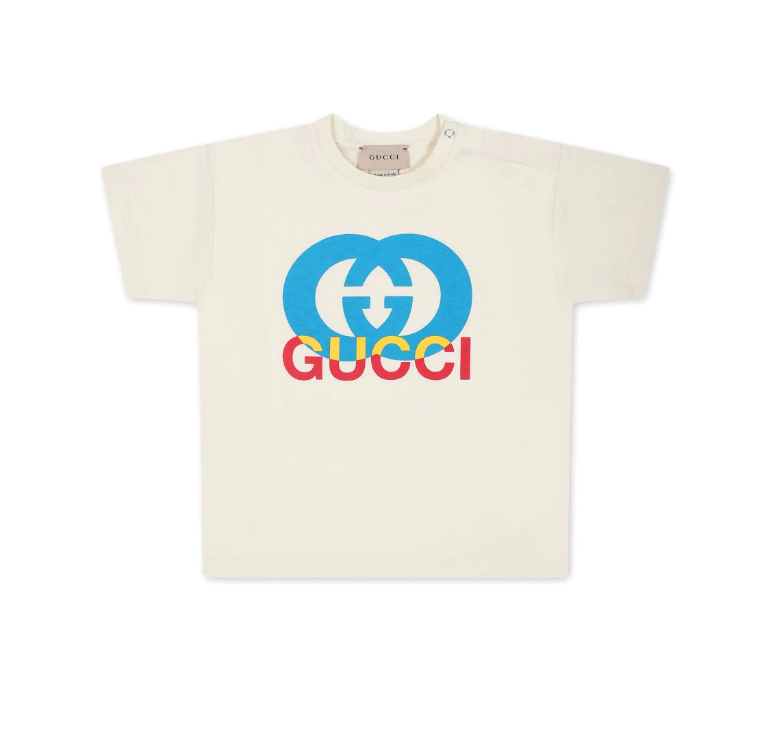 Gucci Kids Interlocking G Crewneck T-Shirt size 3