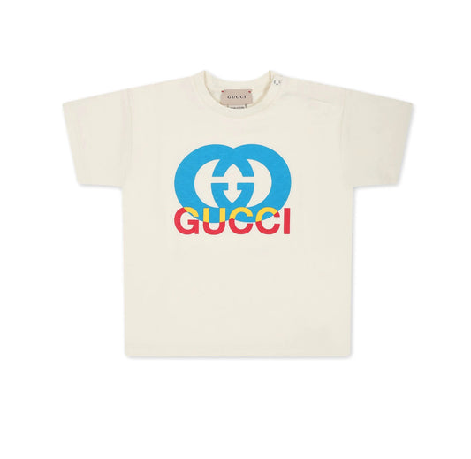 Gucci Kids Interlocking G Crewneck T-Shirt size 3