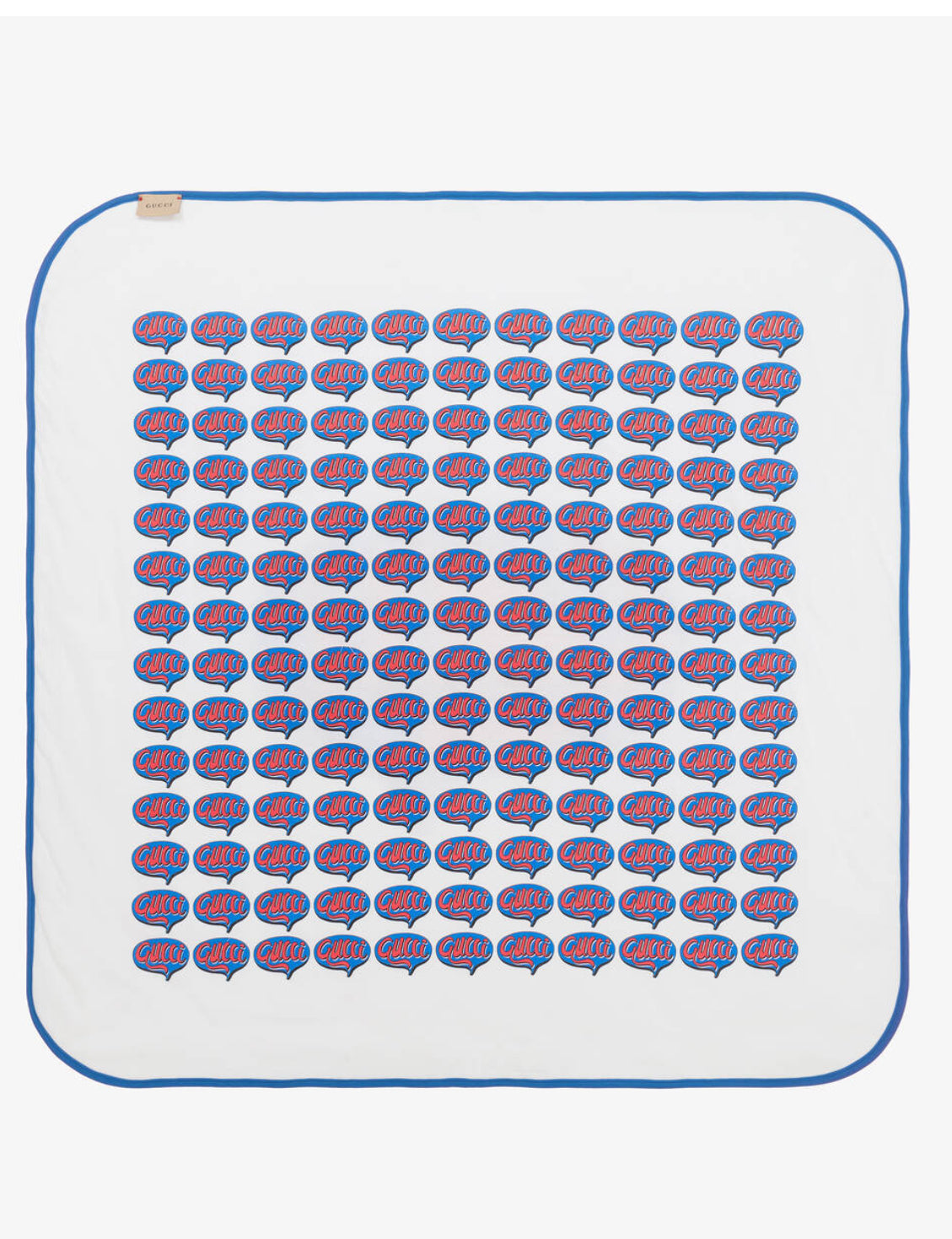 Gucci Babies Double Sided White Logo Blanket (80cm)