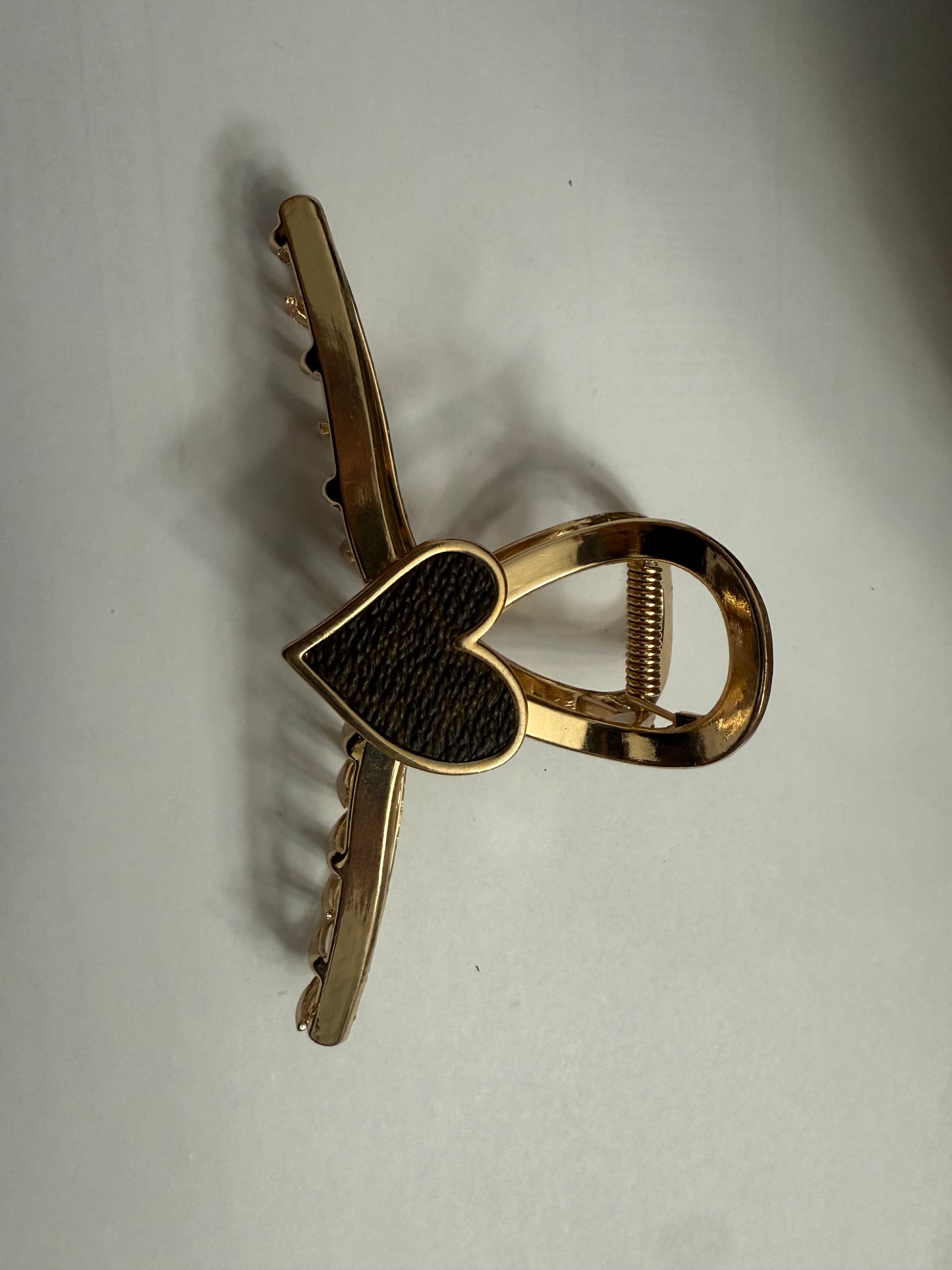 Upcycled Louis Vuitton hair claw