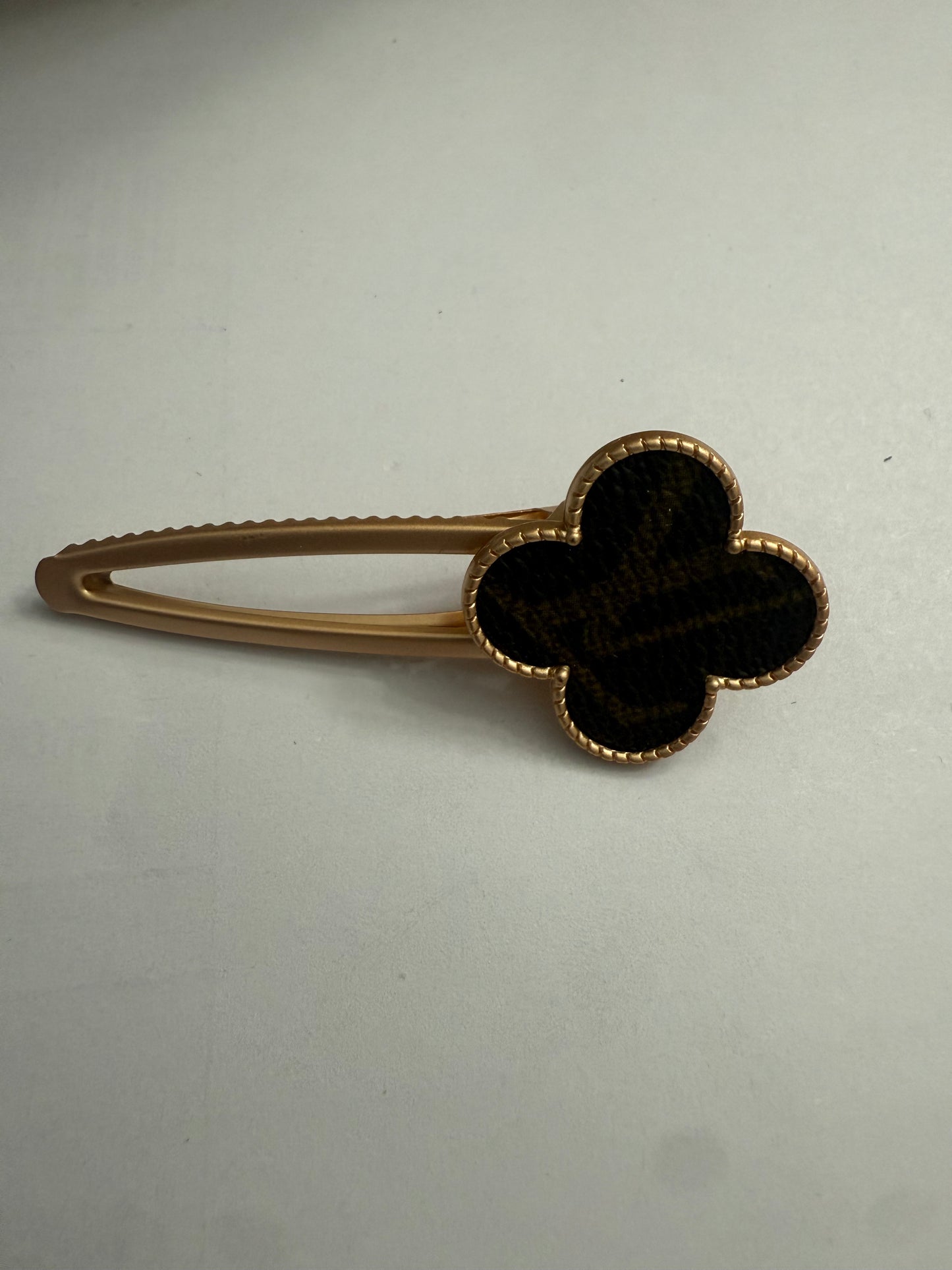 Upcycled Louis Vuitton hair pin