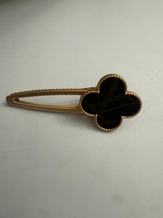 Upcycled Louis Vuitton hair pin