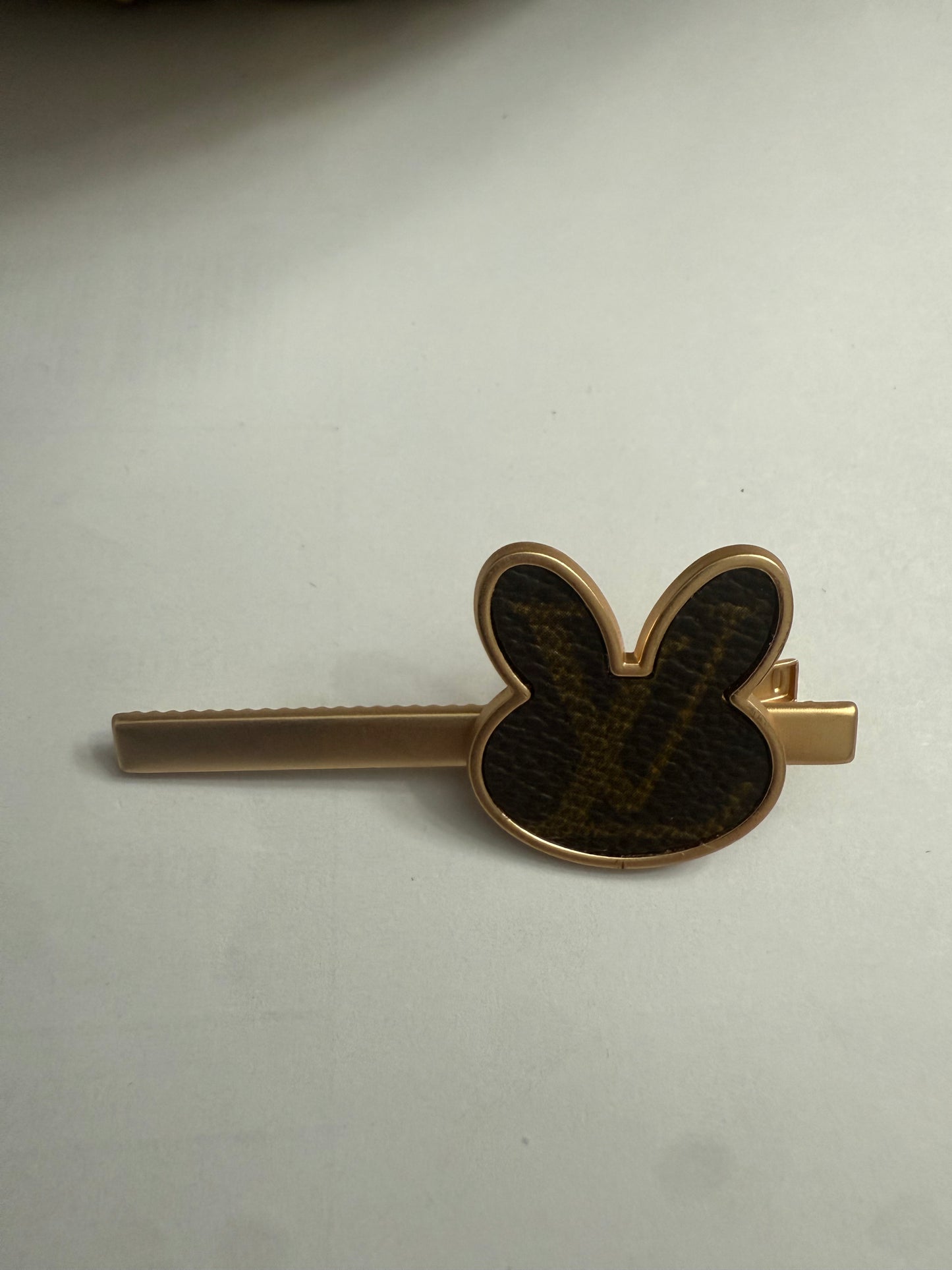 Upcycled Louis Vuitton hair pin