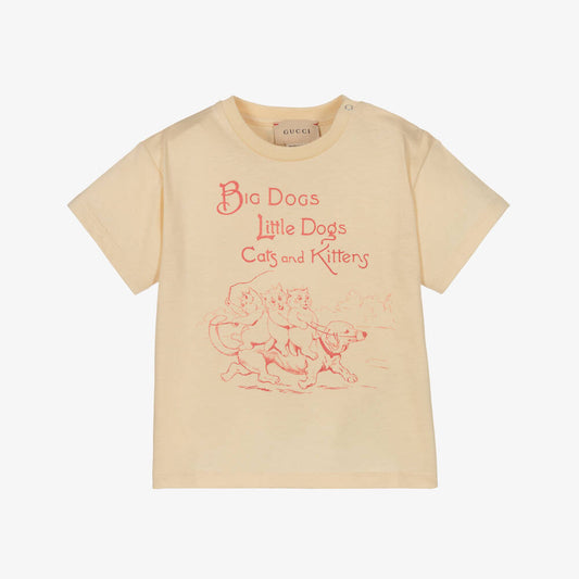 Brand new Gucci Gucci
Beige Cotton T-Shirt size 3